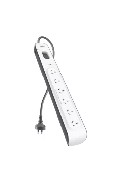 BELKIN | 6-outlet Surge Protection Strip with 2M Power Cord | BSV603af2M