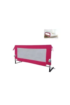 Bed Rail Safety Guard 150cm For Baby Pink