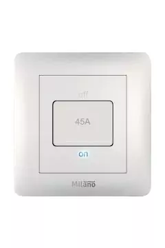 MILANO | 45A Dp Switch With Led Indicator Wh Ps | 210100300398