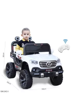 4x4 Electric Car for Kids 2-5 Years White | 242-3