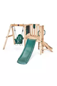 PLUM | Tamarin Wooden Climbing Frame with Swing and Slide Age 3+ | 27501AB108