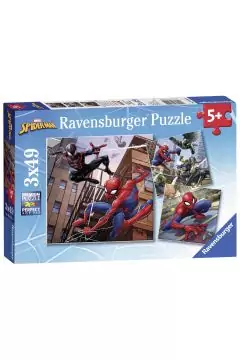 RAVENSBURGER | Spiderman 3x49 pc Puzzle | RB080250