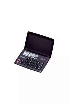 CASIO | Portable Type Practical Calculator (Battery Operated) 8 Digits | LC-160LV-BK-W-DP