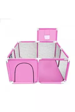 صندوق اللعب الآمن للأطفال باللون الوردي | 524-1 ص