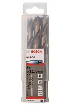 BOSCH | HSS-CO Metal Drill Bit 11.5 mm (5 PCS) | BO2608585902
