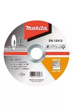 MAKITA | Stainless Steel Cutting Disc 115X1.2X22.23 | MAK/A-D-18764