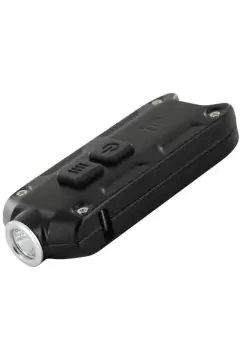NITECORE | USB Rechargeable Keychain Flashlight 360 Lumens Black /Grey | TIP BLACK