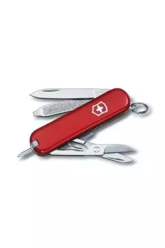 VICTORINOX | Swiss Army Knives | Signature in Leather Pouch 7 Function Multi Utility Swiss Knife | 0.6225