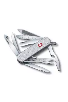 VICTORINOX | Swiss Army Knives Minichamp Alox 14 Function Multi Utility Swiss Knife Silver | 0.6381.26