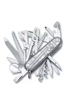 VICTORINOX | Swiss Army Knives Swiss Champ Translucent Silver | 1.6795.t7