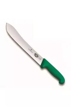 VICTORINOX | Cutlery Fibrox Green Handle Carving Butcher Knife | 5.7404.31