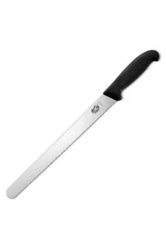 VICTORINOX | Cutlery Serrated Blade Slicing Carving Knife Fibrox Handle 30cm | 5.4233.30