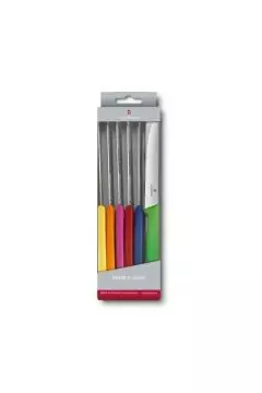 VICTORINOX | Cutlery Colorful Tomato and Table Knife Set With Ultra-Sharp Wavy Edge | 6.7839.6G