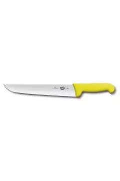 VICTORINOX | Cutlery Slaughter And Bank Knife 28cm Straight Yellow | 5.5208.28