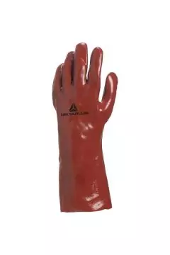 DELTAPLUS | Chemical Hand Gloves Red | PVC7335