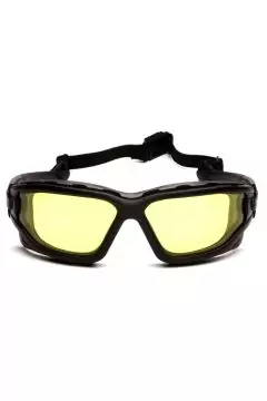 PYRAMEX |  I-Force Safety Glasses Black Frame with Amber Anti-Fog Lens 48 g | SB7030SDT