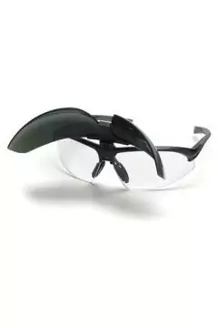 PYRAMEX | Onix Plus Safety Goggles Clear Anti-Fog Lens/Grey Flip Lens with Black Frame 27g | SB4920STP