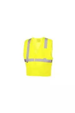 PYRAMEX |  Hi-Vis Stripe Work Wear Safety Vests Class 2 | Lime with Contrasting Stripes | RVHL2510BRD