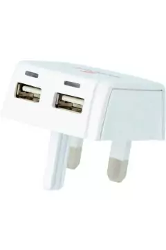 SKROSS | Uk Plug Usb Charger 2.4A White | 1-302720