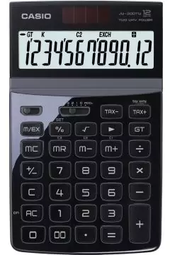 CASIO | Desktop Calculator | 72.6g | Black | JW-200TW-BK