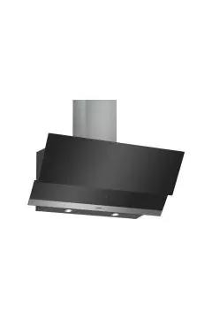 BOSCH | 4 Wall-Mounted Cooker Hood Clear Glass Black Printed 21 Kg 90 Cm | DWK095G60M
