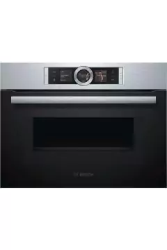 BOSCH | Serie 8 Compact Oven With Microwave Function 45 Liters 34 Kg Stainless Steel | CMG656BS1M