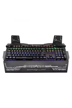 DRAGONWAR | Gaming Keyboard Steel Wing Optical Switch with RGB Black | GK-010