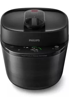 PHILIPS | All-In-One Cooker Pressurized 5Ltr 1090W Black | HD2151/56