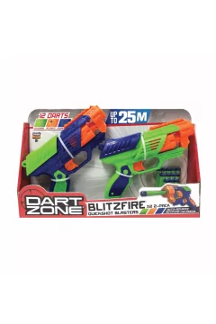توي برو | Dart Zone Blitzfire X2 Value Blaster 2pck | 6359-1-الاتحاد الأوروبي