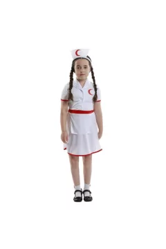 الياقوت | أزياء جنون ممرضة مهن أطفال أزياء صغيرة | YAL106TOY00565
