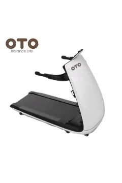 OTO | Antelope Foldable Treadmill With Cushion System White | AL-1000