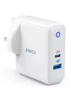 ANKER | 35W 2 Port Wall Charger Powerport III Dual Type A & Type C Fast Charger | A2626