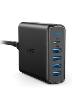 ANKER | Powerport 60W 5-Port Desktop Charger | A2056