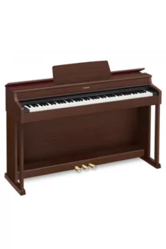 كاسيو | بيانو رقمي من CELVIANO 88 مفتاحًا / لوحة مفاتيح Hammer Action II باللون البني | AP-470BNC2