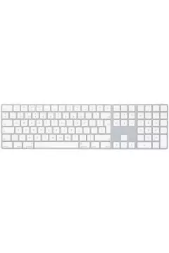 أبل | لوحة المفاتيح السحرية مع لوحة المفاتيح الرقمية - الإنجليزية البريطانية - الفضية | MQ052B/أ