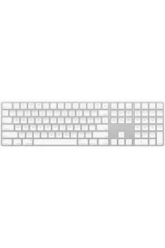 أبل | لوحة المفاتيح السحرية مع لوحة المفاتيح الرقمية - الإنجليزية الأمريكية - الفضية | MQ052LB/أ
