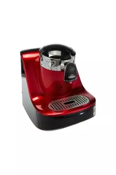 أرزوم أوكا | ماكينة صنع القهوة الأوتوماتيكية 710 وات تركي OK002 أحمر | AZM103HHL00088