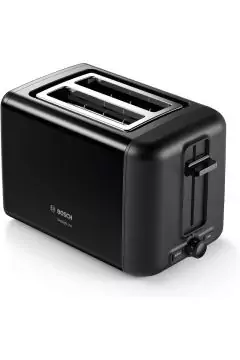 BOSCH | Design Line Stainless Steel Toaster Black | TAT3P423GB