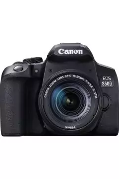 CANON | 24.1 Digital SLR Camera Black with EF S18-55 IS STM Lens | EOS 850D
