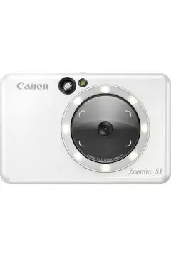 CANON | Slimline Instant Camera and Pocket Photo Printer (Pearl White) | Zoemini S2
