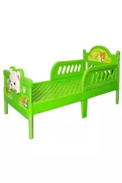Children Plastic Toddler Bed Green | 547