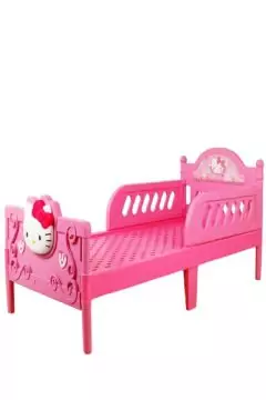 Children Plastic Toddler Bed Pink | 547