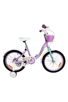 CHIPMUNK | Kids Bicycle with Basket 12" Purple Age 3Yrs | CM12-2PU