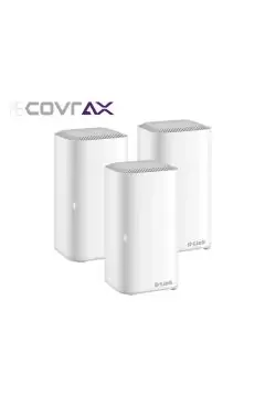دي لينك | COVR AX1800 شبكة واي فاي منزلية كاملة 6 شبكة أبيض | COVR-X1873