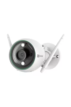 EZVIZ | 2 ميجا بيكسل 2.8 ملم للرؤية الليلية كاميرا واي فاي ذكية خارجية بيضاء | CS-C3N-A0-3G2WFL1