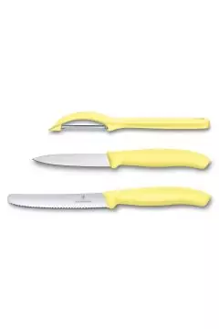 VICTORINOX | Swiss Classic Trend Colors Paring Knife Set 3 Pieces Light Orange | 6.7116.31L82