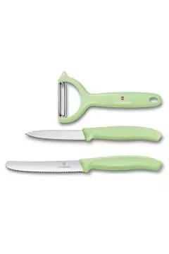 VICTORINOX | Swiss Classic Trend Colors Paring Knife Set 3 Pieces Light Green | 6.7116.33L42