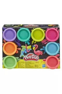 HASBRO | Play Doh 8 Pack Neon Toy | HSO106TOY00728