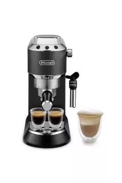 ديلونجي | ماكينة تحضير القهوة شبه الأوتوماتيكية من ديديكا ستايل بمضخة لون أسود 1300 وات | EC685.BK