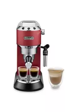 ديلونجي | ديديكا ستايل بامب ماكينة صنع القهوة شبه الأوتوماتيكية أحمر 1300 وات | EC685.R